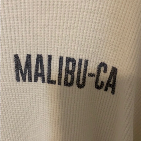 Brandy Melville Malibu white thermal long sleeve - Picture 5 of 6